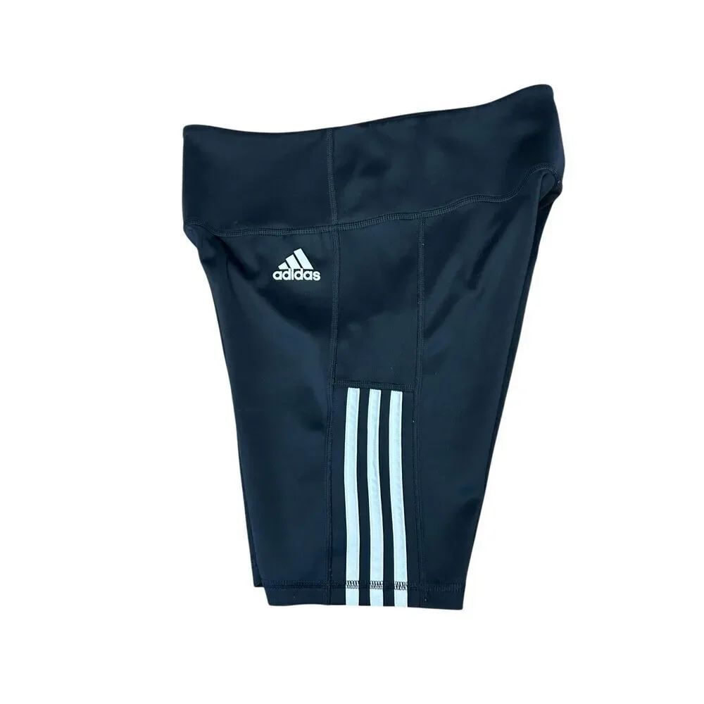 Adidas Primegreen Aeroready Women's 3-Stripe Biker Shorts Size M Black NWOT